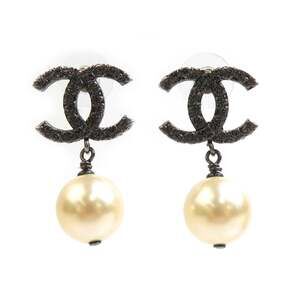 Chanel Cc Logo Earrings Metal #250198C57B